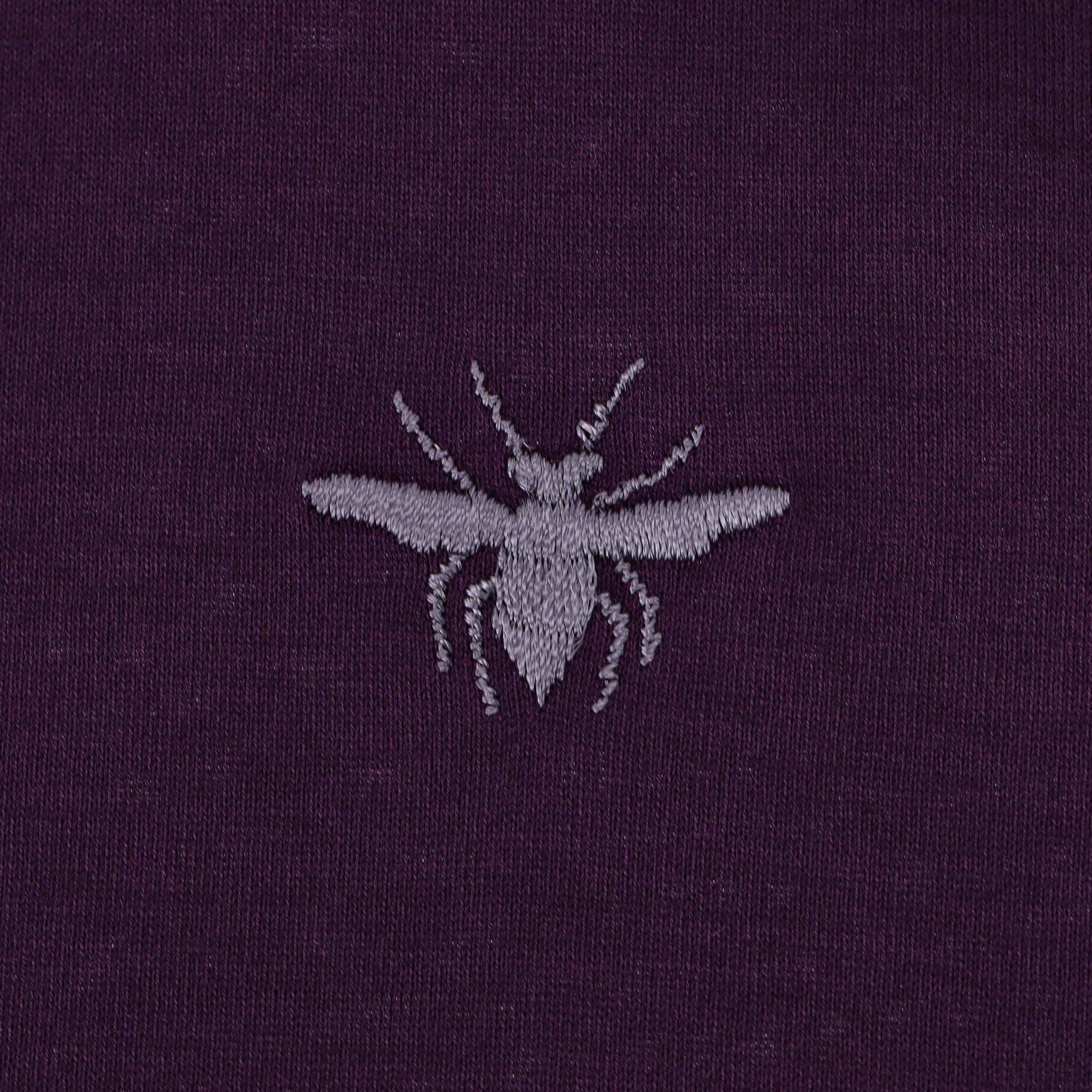  Dior 'Bee' Embroidery Cotton Polo T-Shirt Pour femmes 
