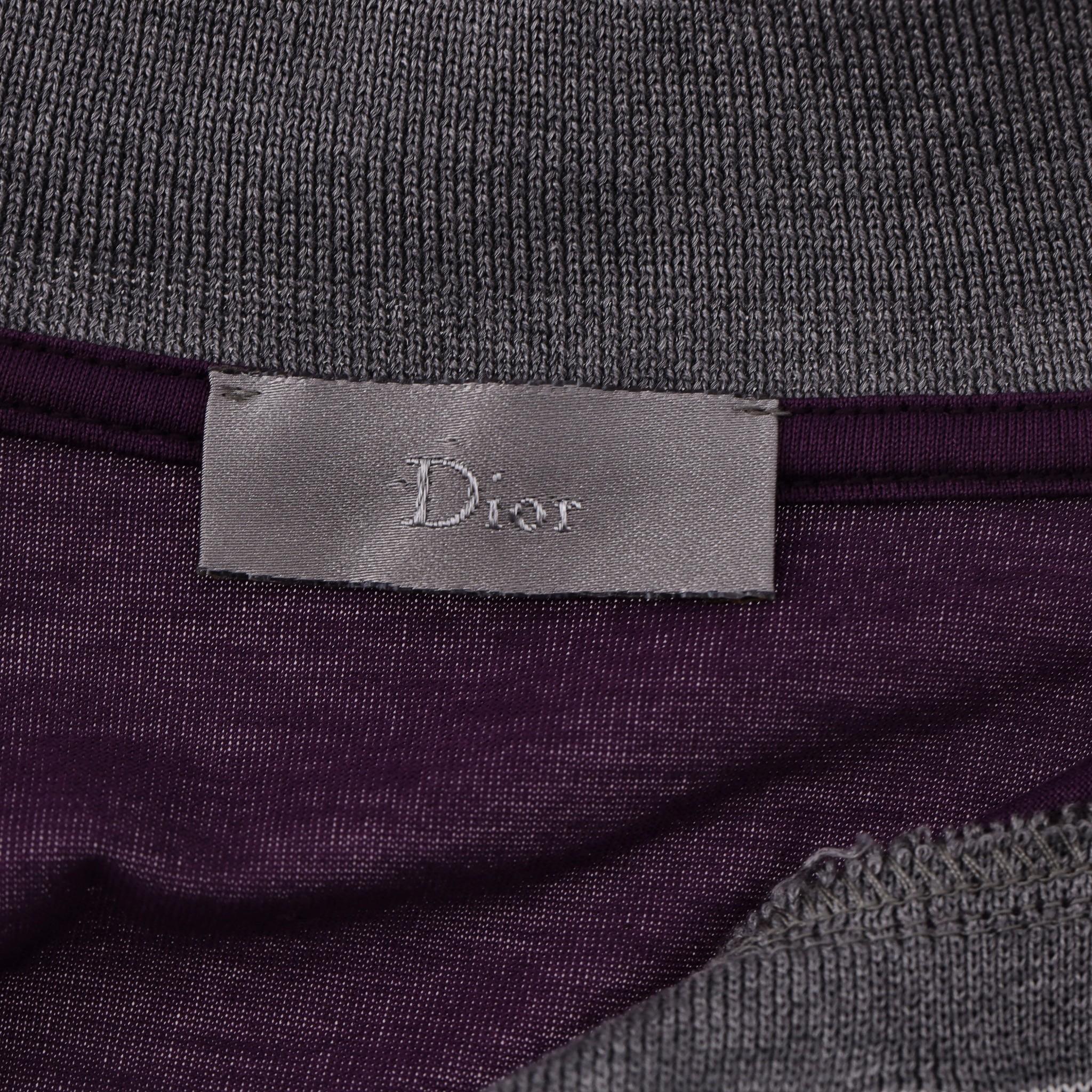 Dior 'Bee' Embroidery Cotton Polo T-Shirt 2