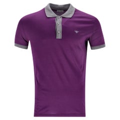 Dior 'Bee' Embroidery Cotton Polo T-Shirt