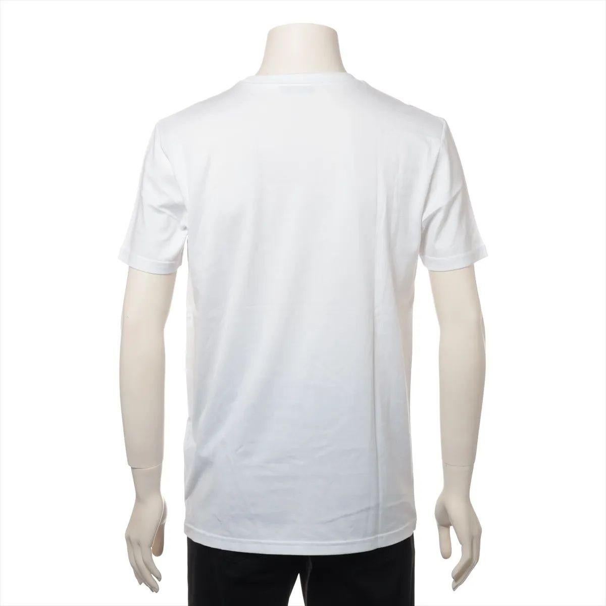 Gray Dior BEE Embroidery Cotton T-shirt White For Sale