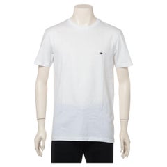 Camiseta Dior BEE Bordada Algodón Blanca
