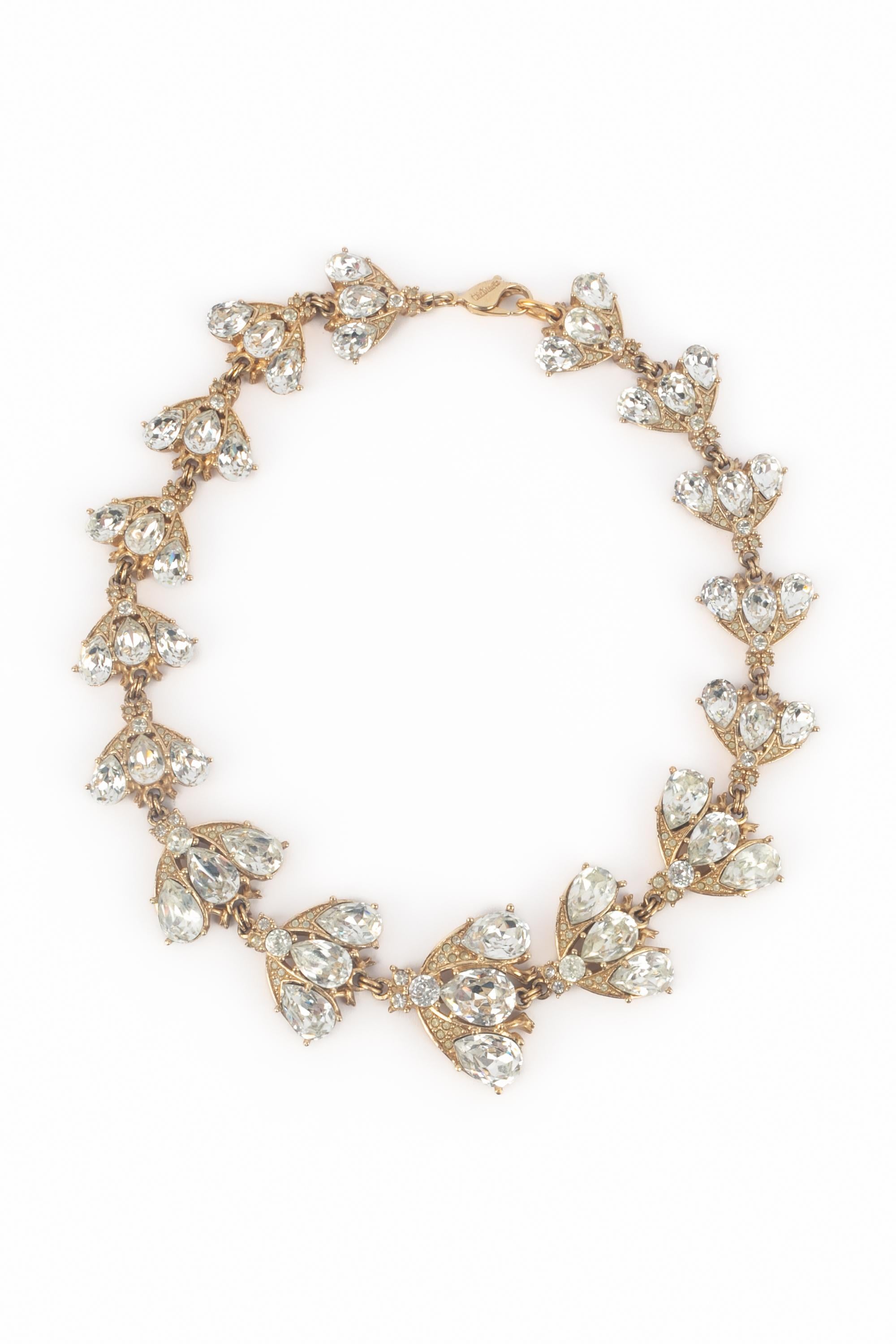 Dior bee necklace In Excellent Condition For Sale In SAINT-OUEN-SUR-SEINE, FR