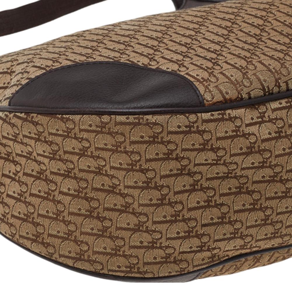 Dior Beige/Brown Diorissimo Canvas And Leather Oblique Hobo 7