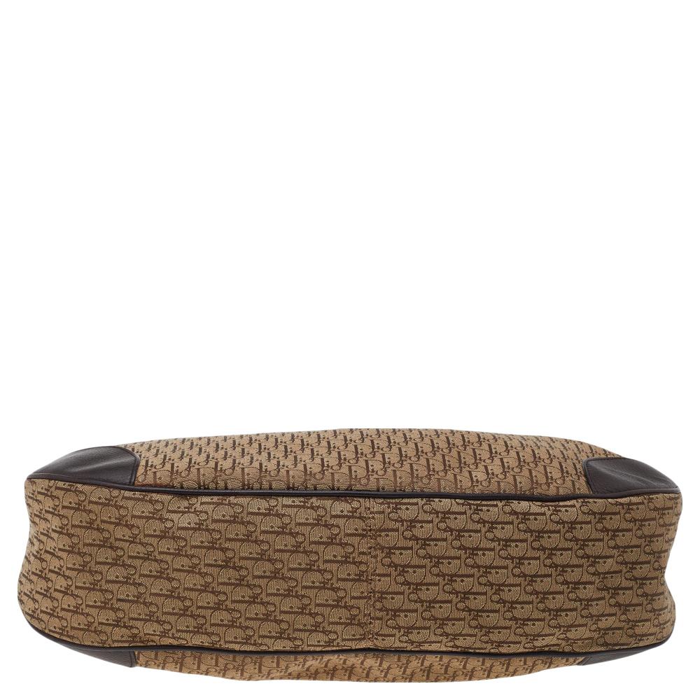 Dior Beige/Brown Diorissimo Canvas And Leather Oblique Hobo 1