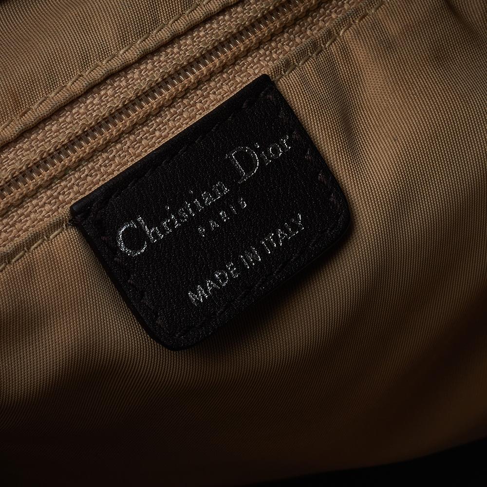 Dior Beige/Brown Diorissimo Canvas And Leather Oblique Hobo 4