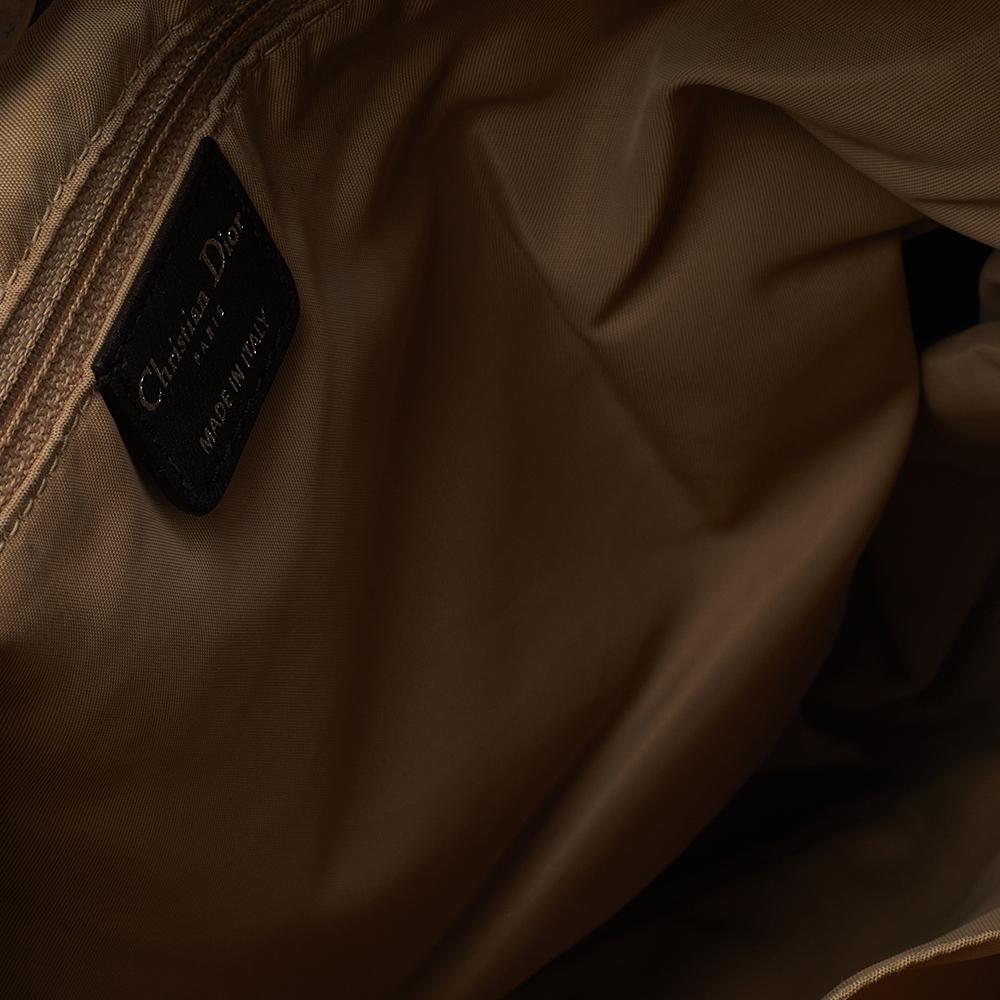 Dior Beige/Brown Diorissimo Canvas And Leather Oblique Hobo 5