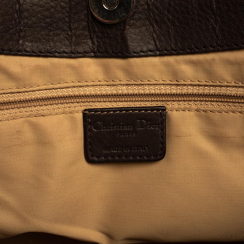 Dior Beige/Brown Diorissimo Canvas Multi Pocket Shoulder Bag 5