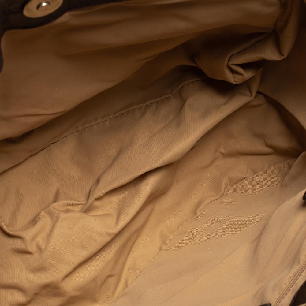 Dior Beige/Brown Diorissimo Canvas Multi Pocket Shoulder Bag 2