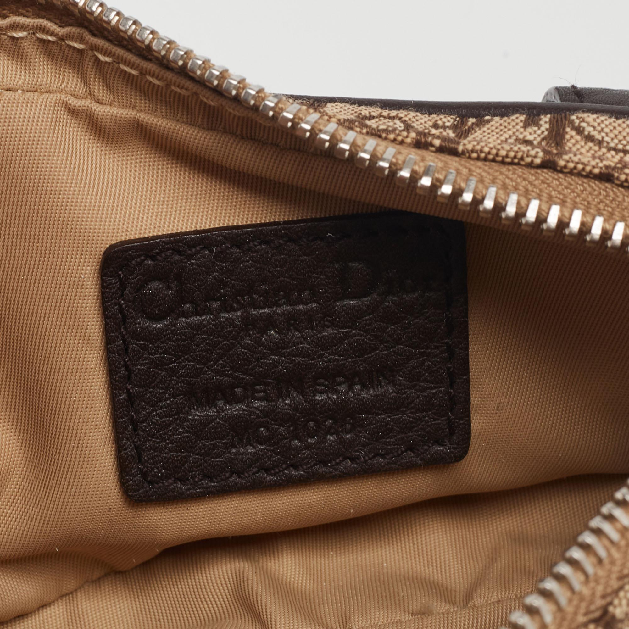 Dior Beige/Brown Oblique Canvas and Leather Belt Bag 4