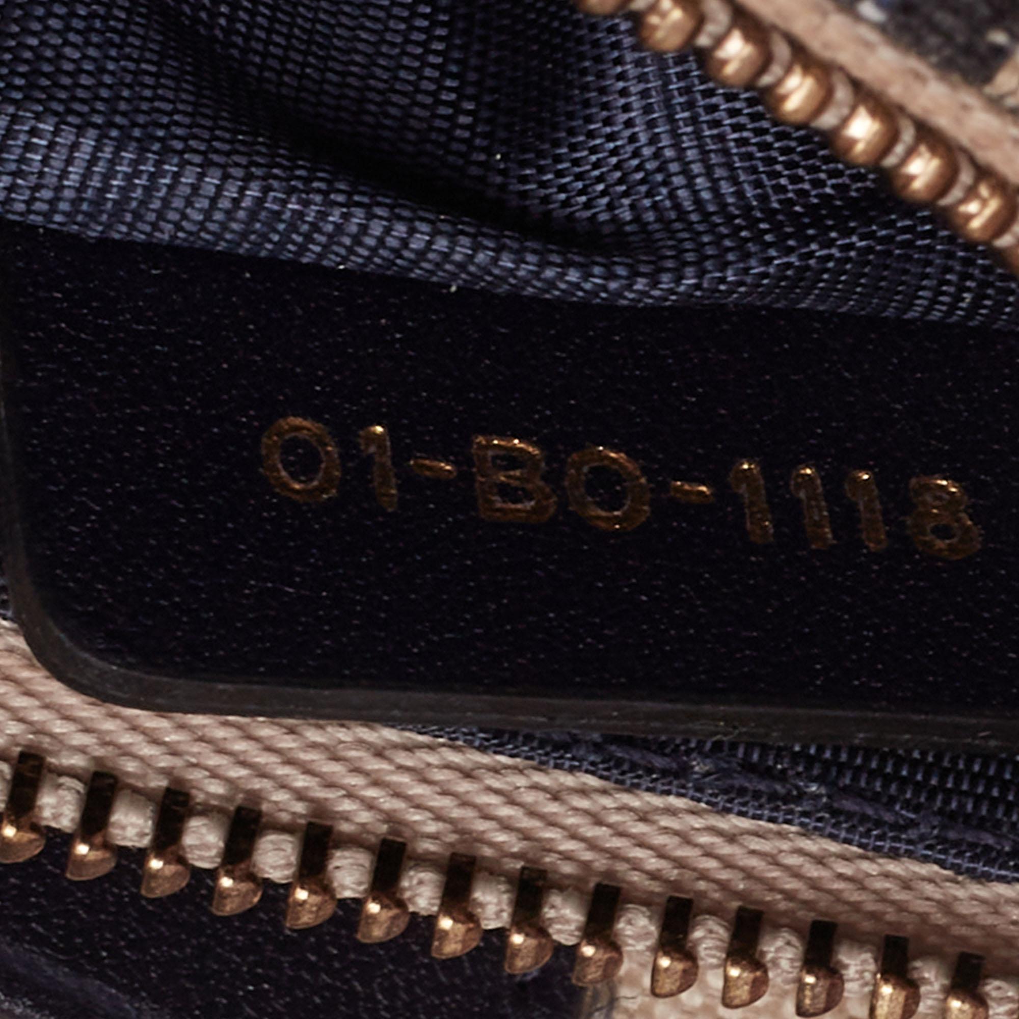 Dior Beige/Brown Oblique Canvas Dioraddict Flap Wallet On Chain 3