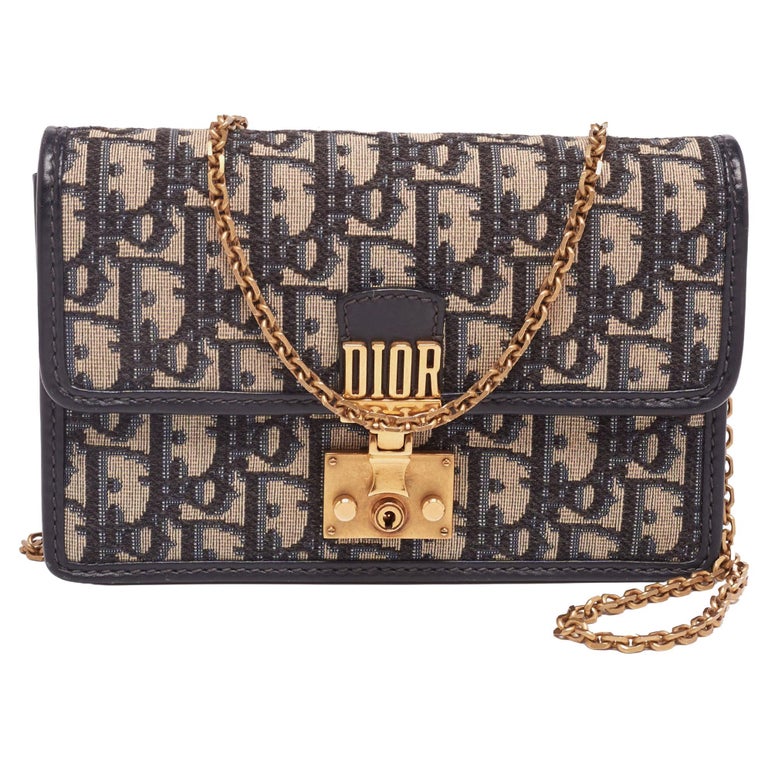 Christian Dior Dioraddict Flap Bag with Strap Oblique Canvas Medium Red  2431731
