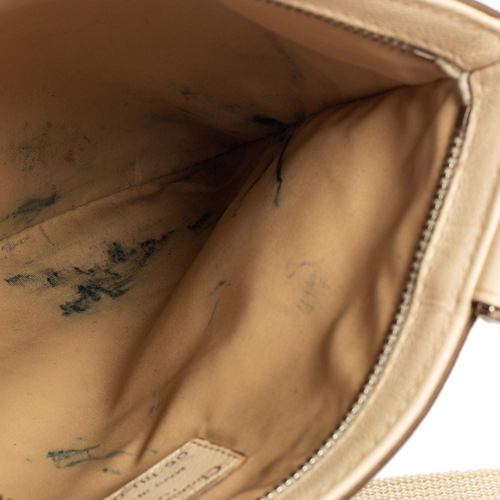 Women's Dior Beige/Brown Oblique Jacquard Canvas Messenger Bag
