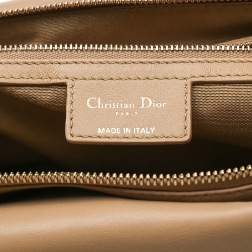 Dior Beige Cannage Leather Granville Tote 2