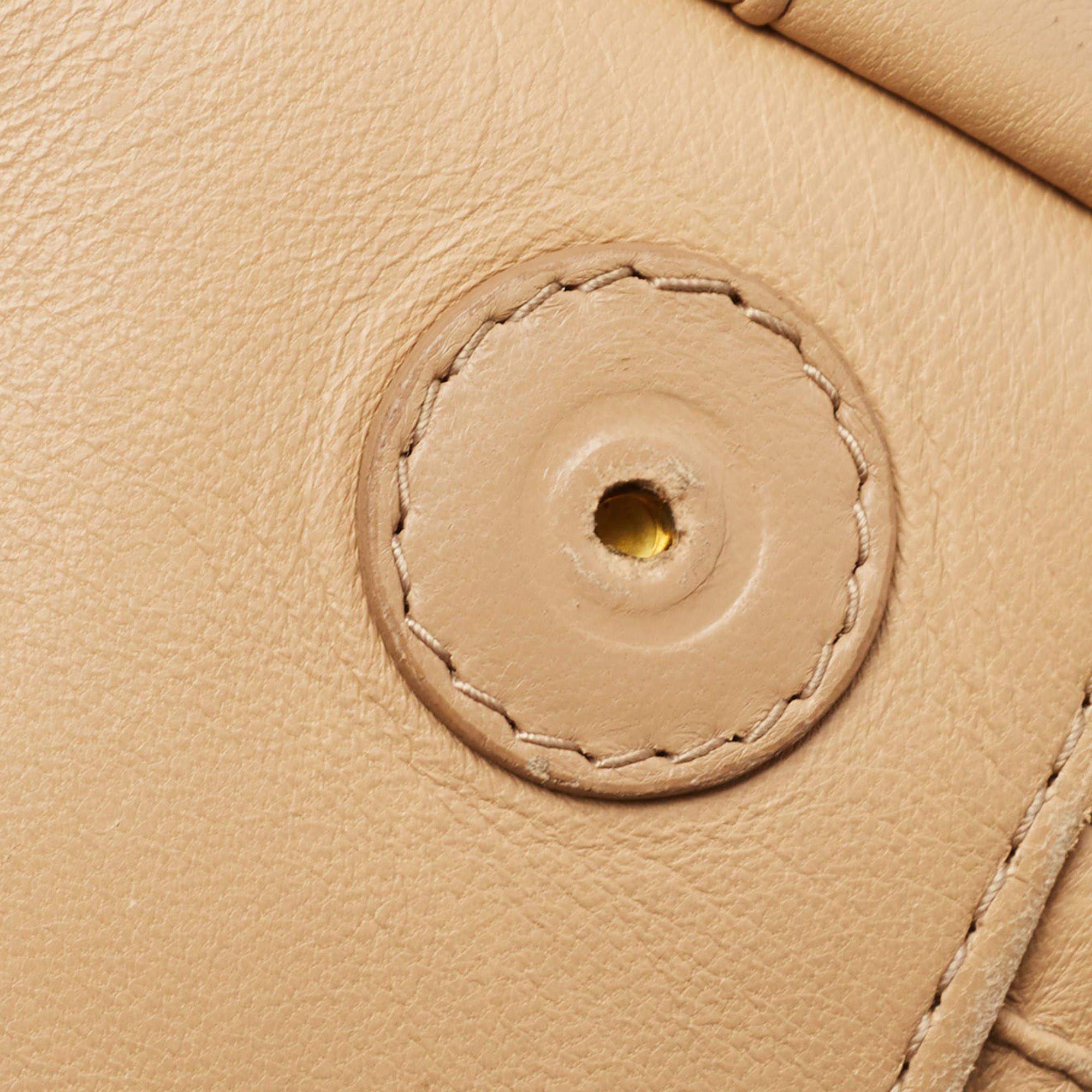 Dior Beige Cannage Leather Le Trente Shoulder Bag For Sale 13