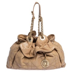 Dior Beige Cannage Leather Le Trente Tote