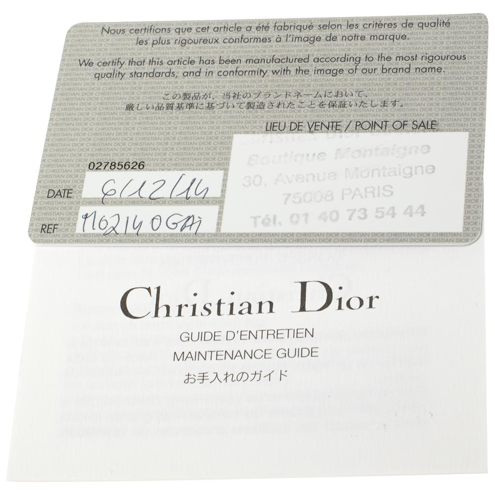 Dior Beige Cannage Leder Miss Dior Medium Klappe Tasche 3
