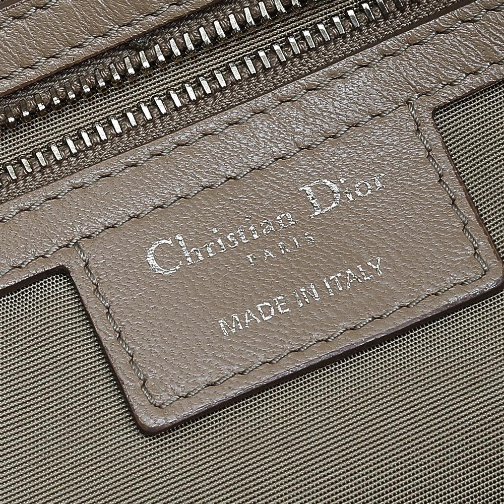 Dior Beige Cannage Quilted Leather Delices Flap Bag 2