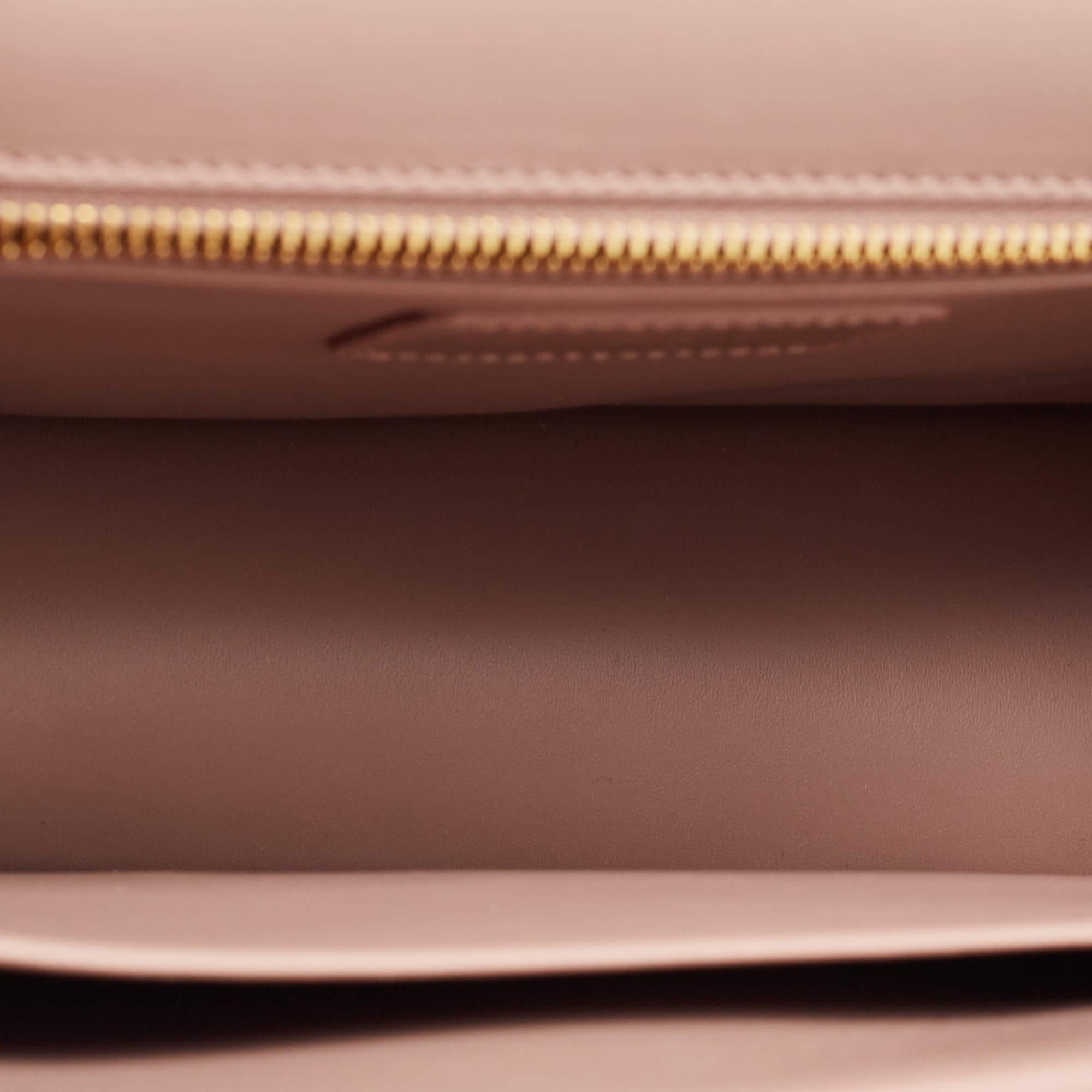 Dior Beige Leather 30 Montaigne Shoulder Bag 7