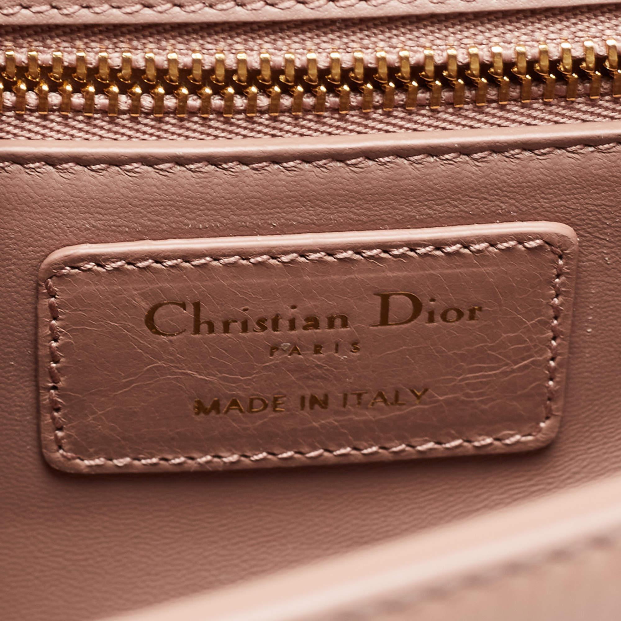 Dior Beige Leather 30 Montaigne Shoulder Bag 9