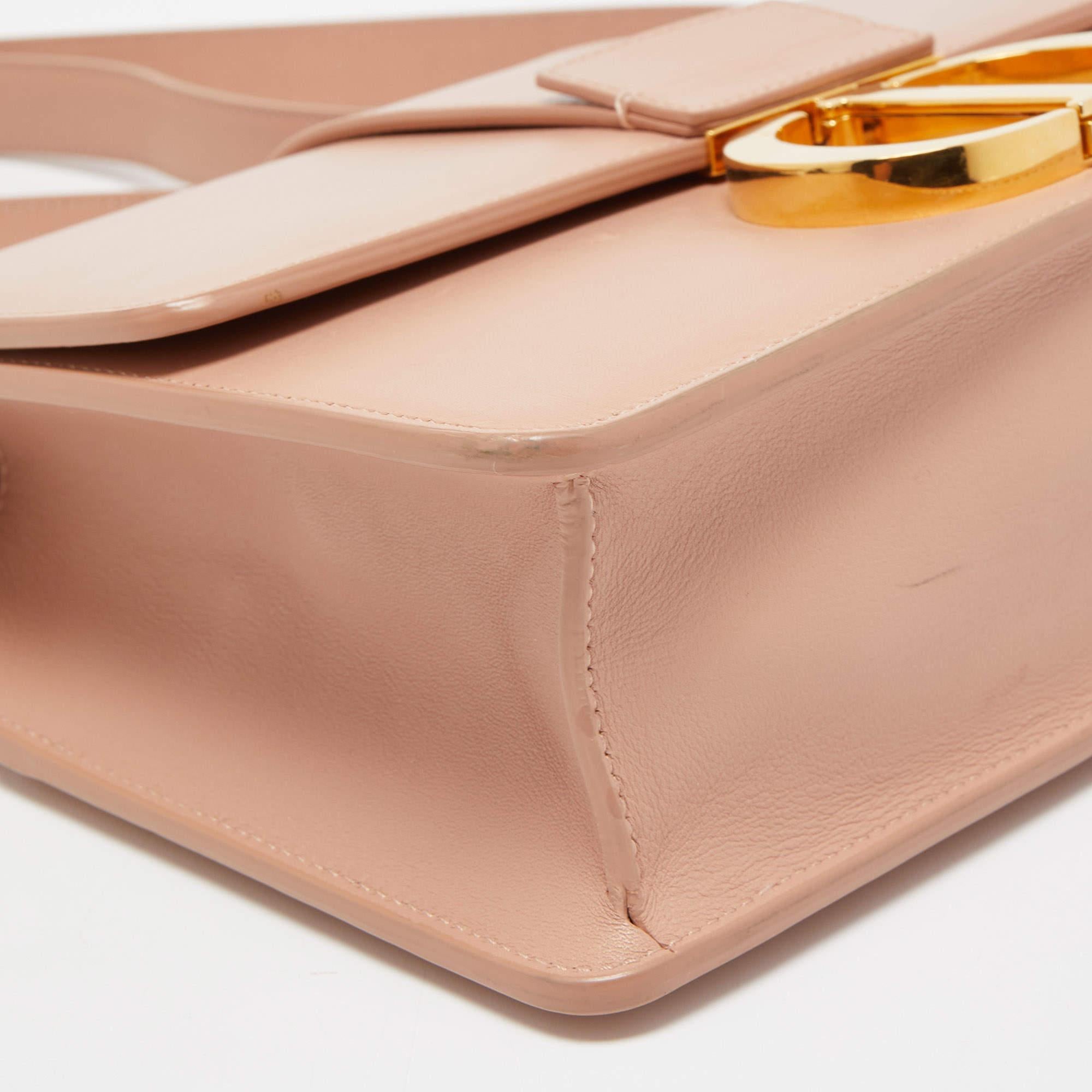 Dior Beige Leather 30 Montaigne Shoulder Bag 2