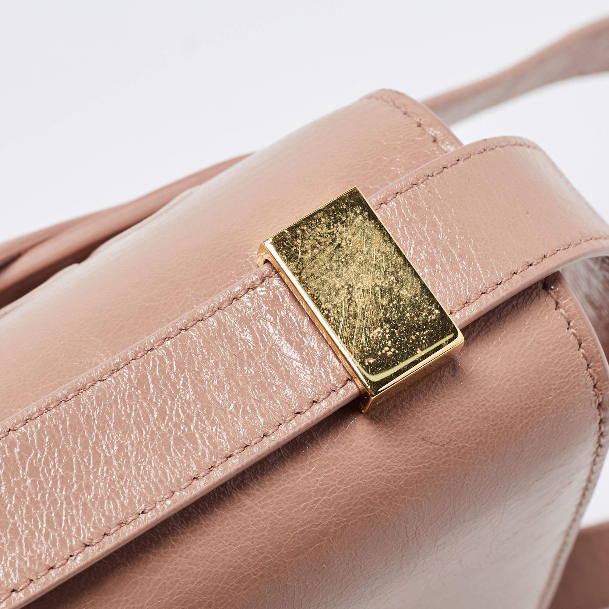 Dior Beige Leather 30 Montaigne Shoulder Bag 2