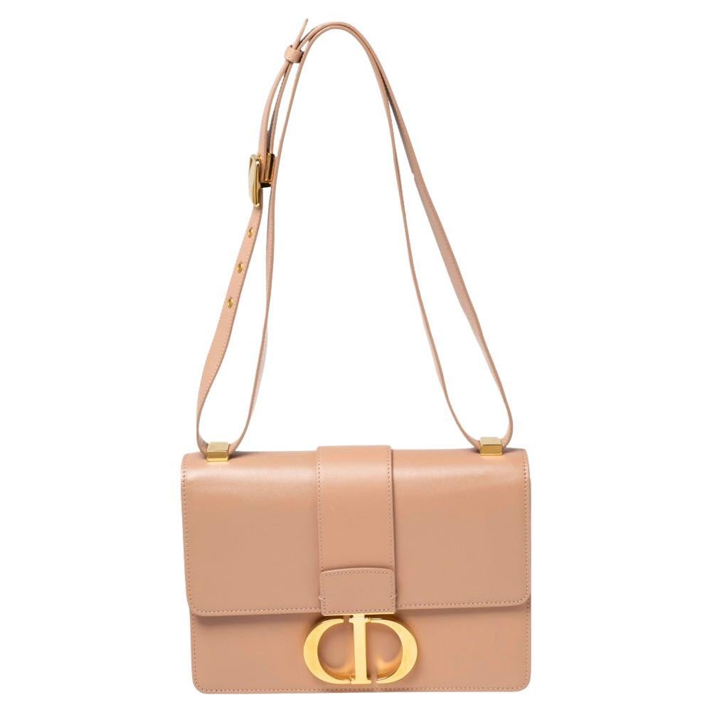 Dior - Small 30 Montaigne Avenue Bag Powder Beige Box Calfskin - Women