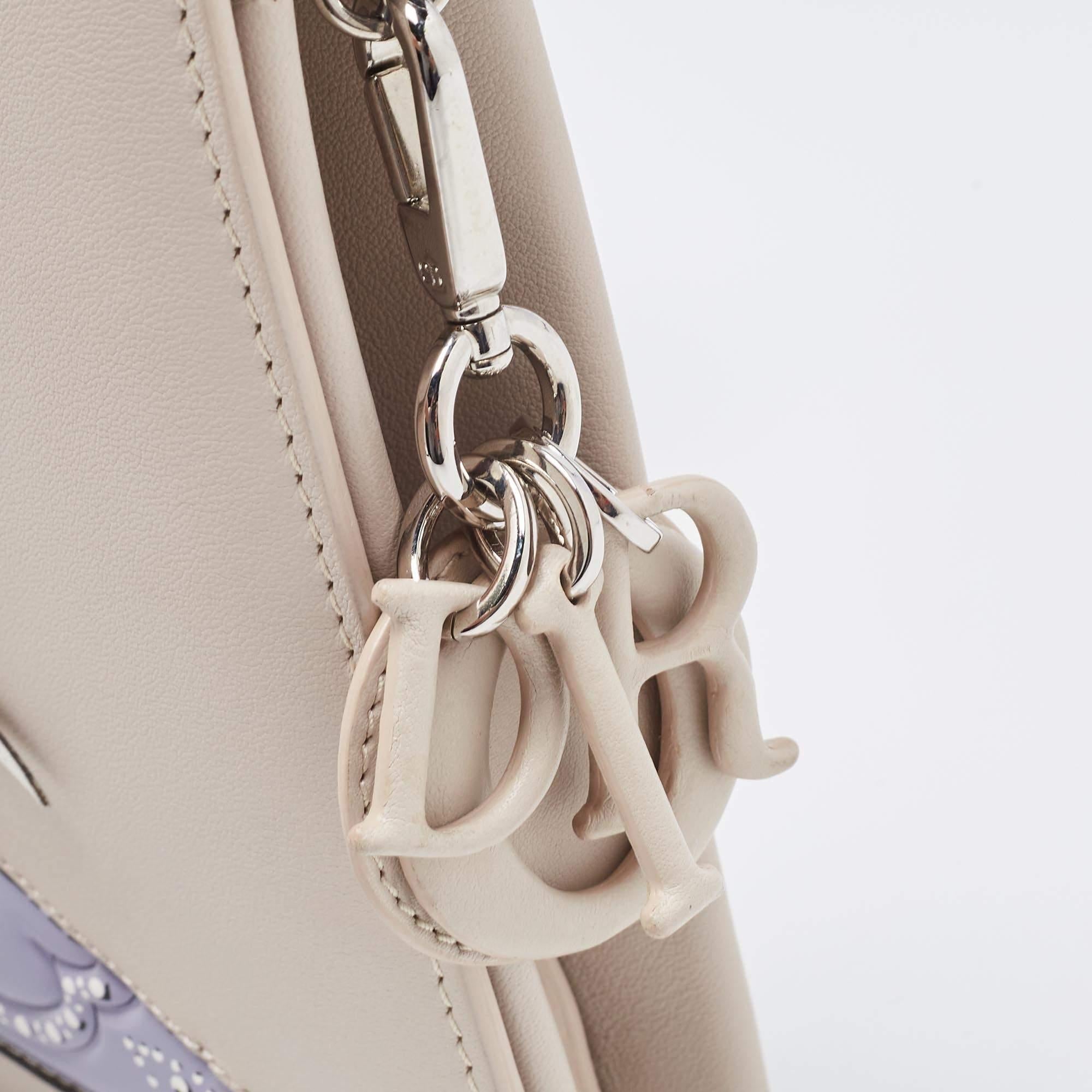 Dior Beige Leather Andy Warhol Clutch 12