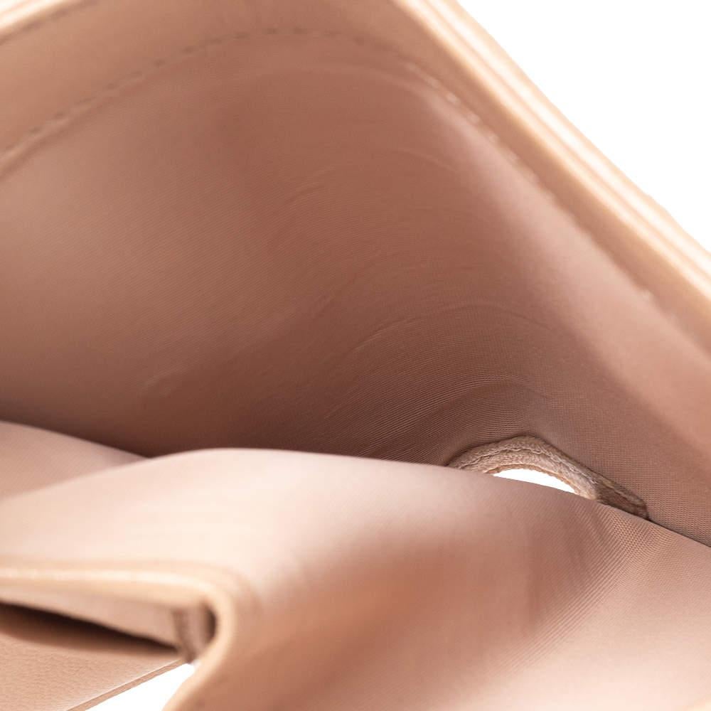 Dior Beige Leather Diorama Trifold Wallet 3