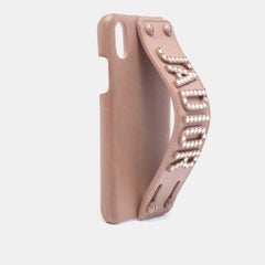 Dior Beige Leather J'Adior iPhone X/XS Cover