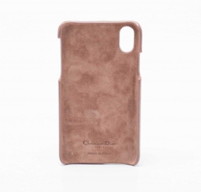 Women's Dior Beige Leather J'Adior iPhone X/XS Cover For Sale