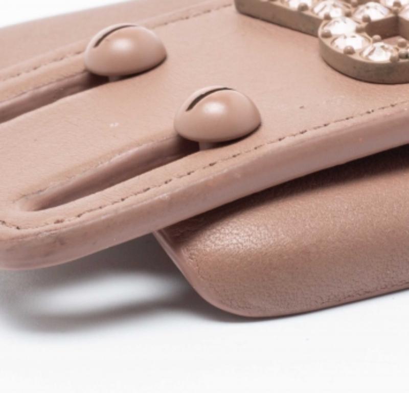 Dior Beige Leather J'Adior iPhone X/XS Cover For Sale 3