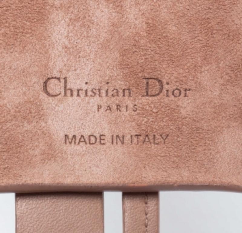 Dior Beige Leather J'Adior iPhone X/XS Cover For Sale 4