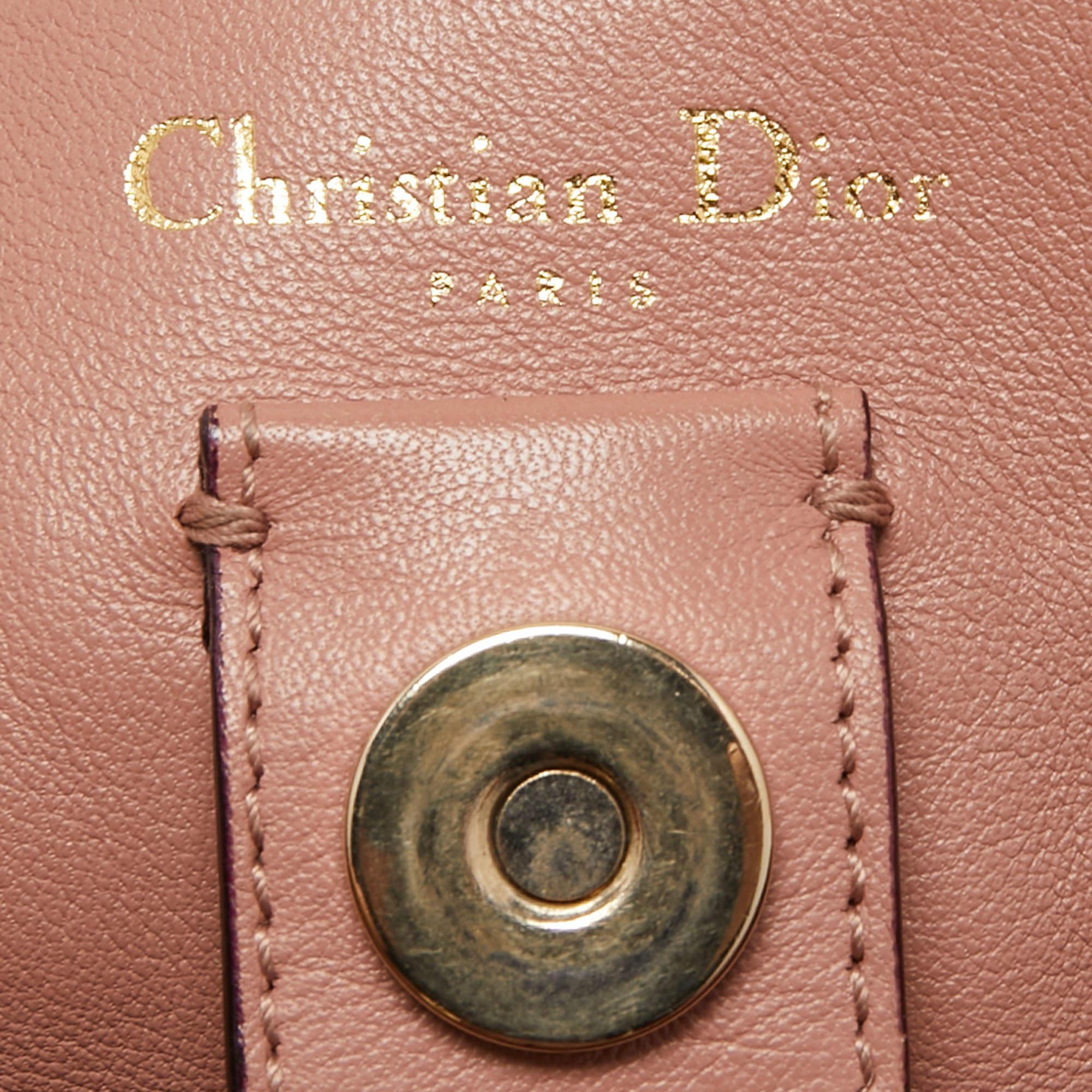 Dior Beige Leather Large Diorissimo Shopper Tote 8