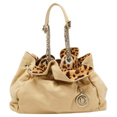 Dior Beige Leather Le Trente Hobo