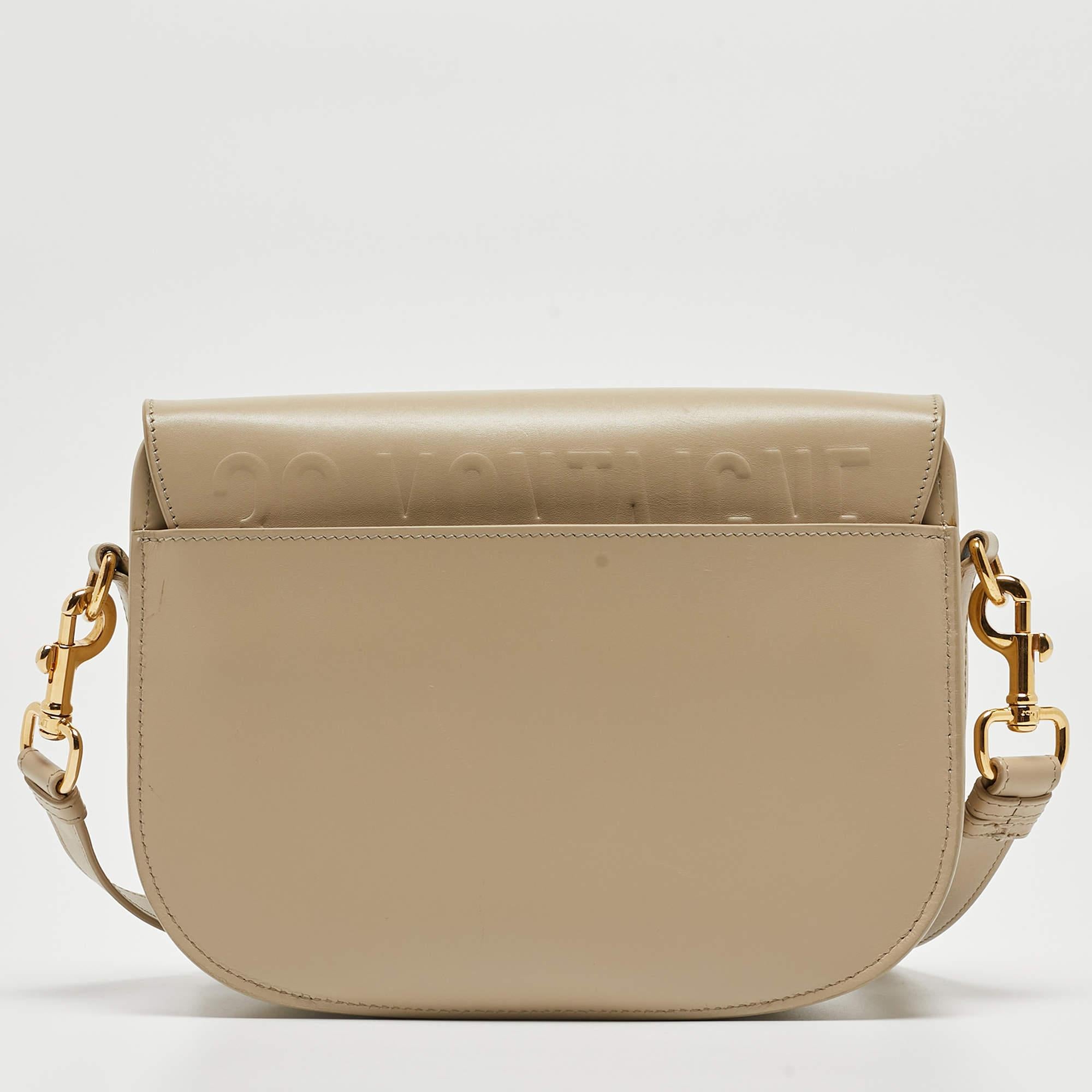 Dior Beige Leather Medium Bobby Shoulder Bag 6