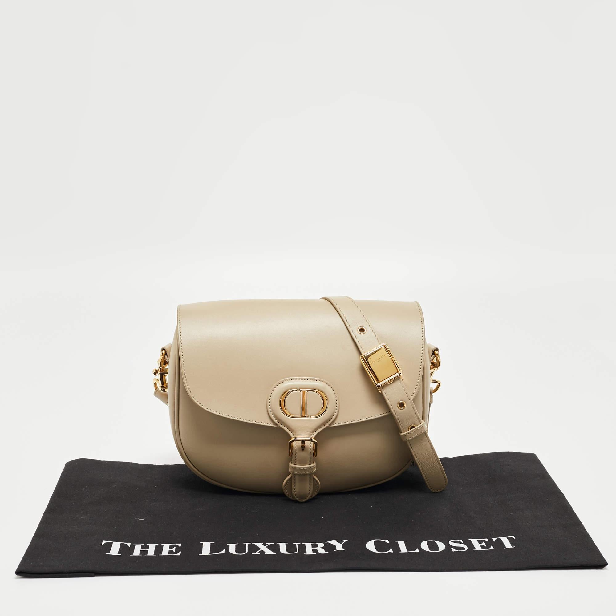 Dior Beige Leather Medium Bobby Shoulder Bag 11