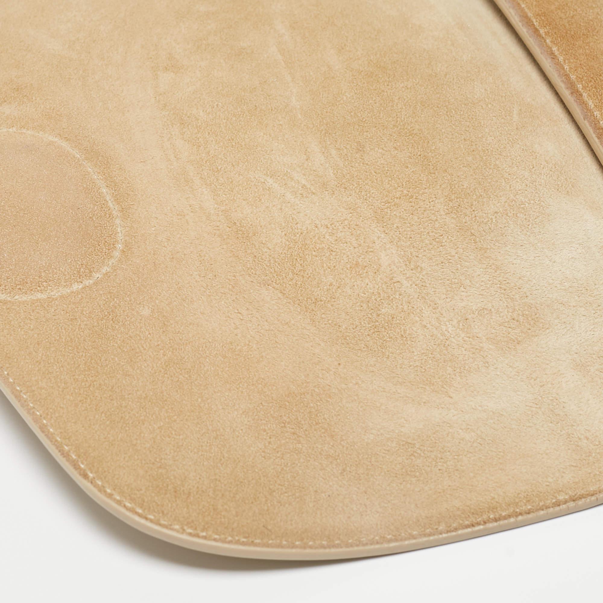 Dior Beige Leather Medium Bobby Shoulder Bag For Sale 4