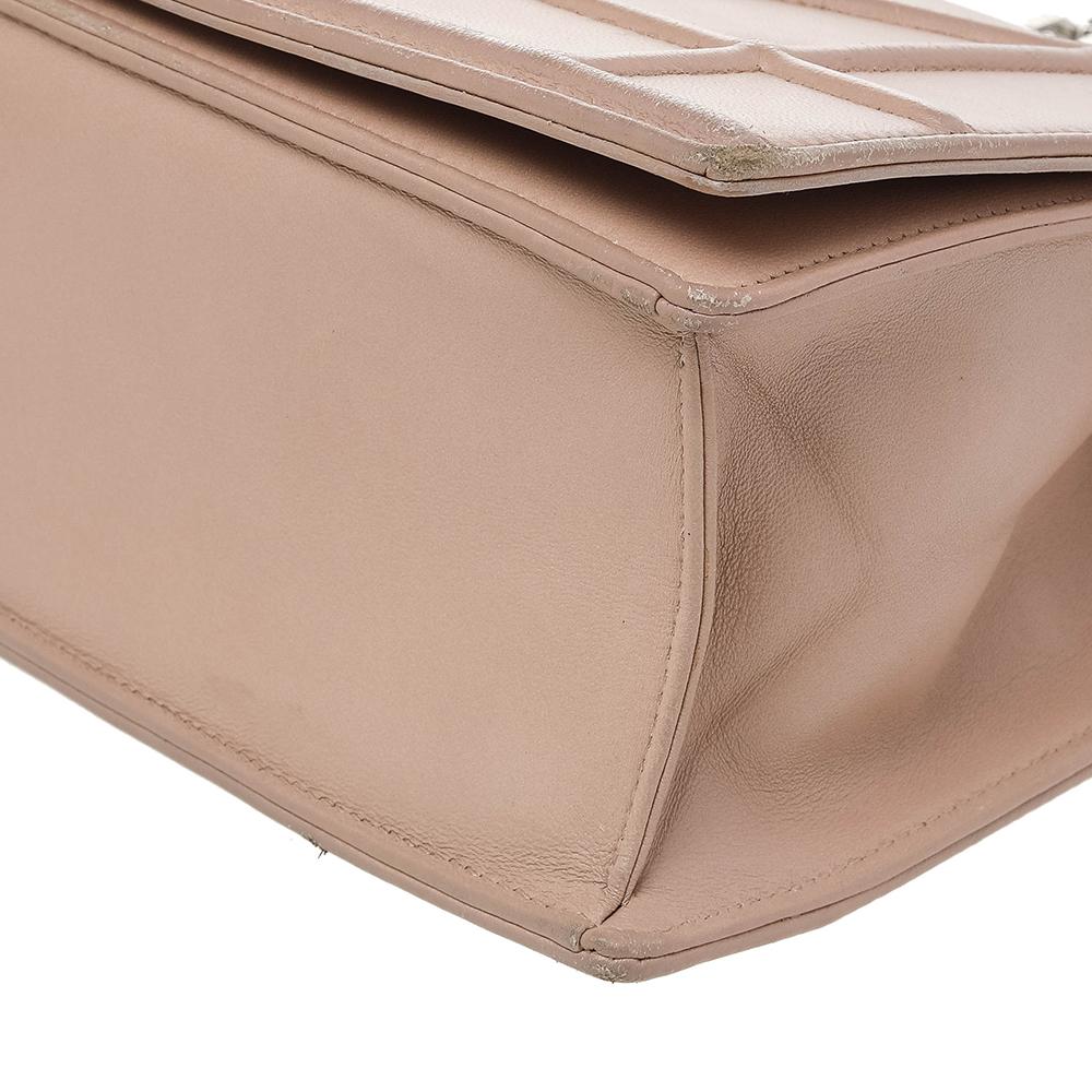 Dior Beige Leather Medium Diorama Shoulder Bag 6