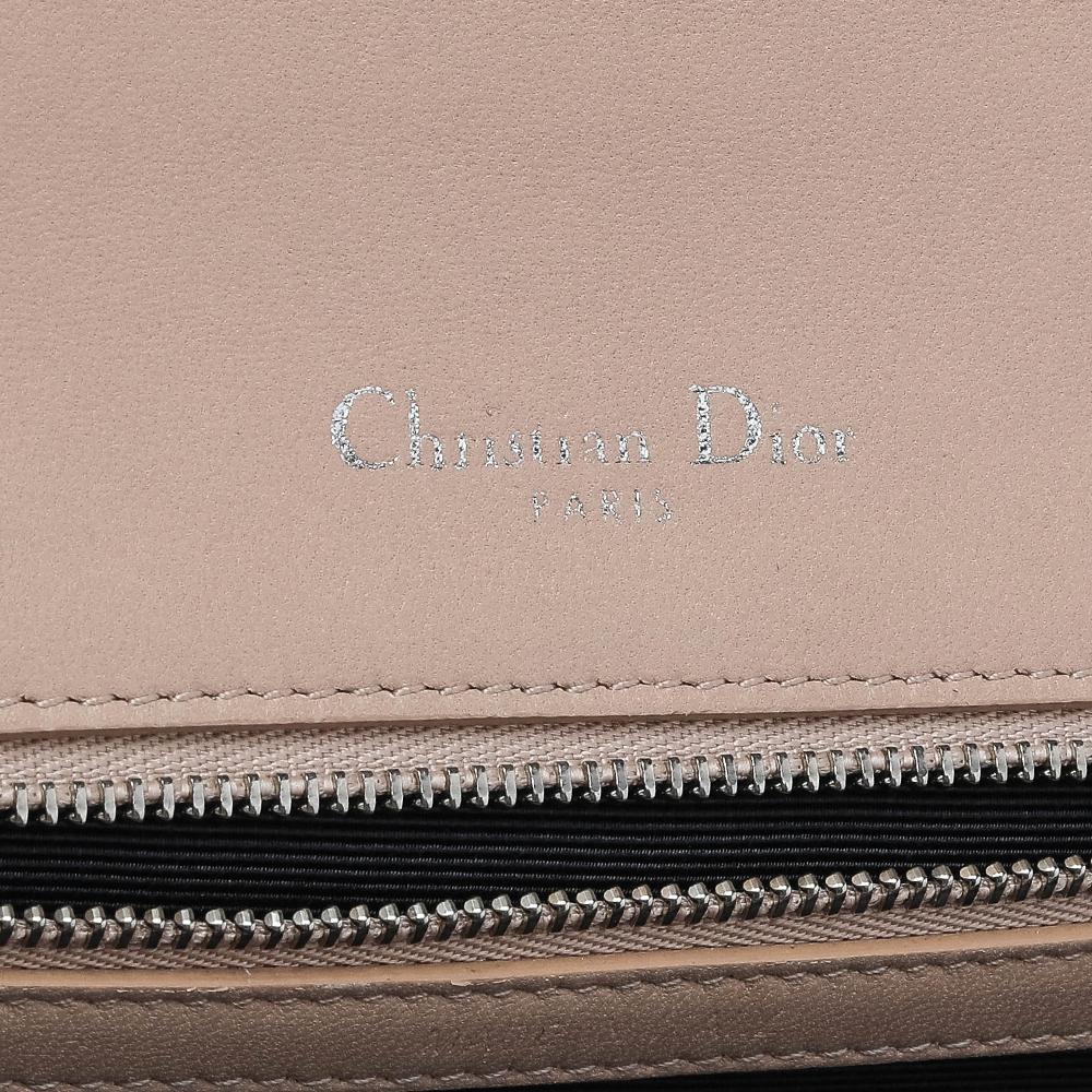 Dior Beige Leather Medium Diorama Shoulder Bag 3