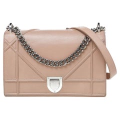 Dior Beige Leather Medium Diorama Shoulder Bag