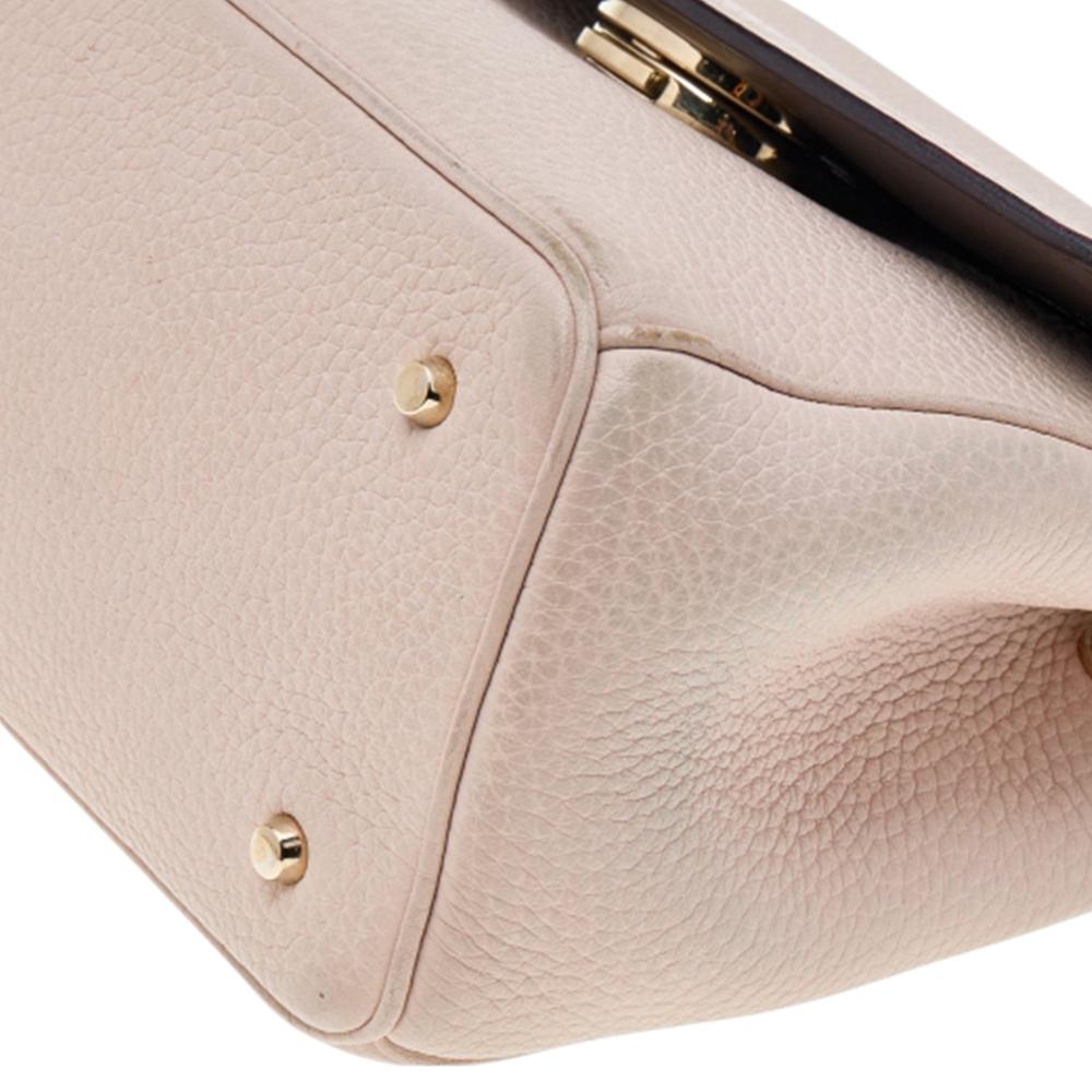 Dior Beige Leather Mini Be Dior Flap Bag 7