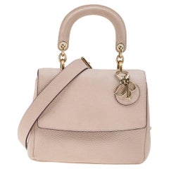 Dior Beige Leather Mini Be Dior Flap Bag