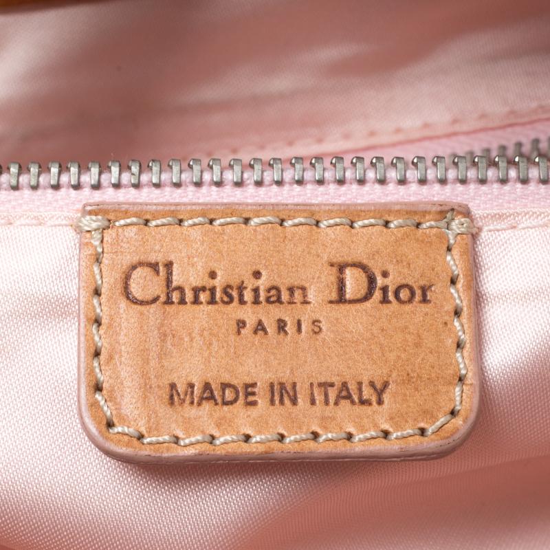 Dior Beige Monogram Coated Canvas Romantique Trotter Flap Bag 4