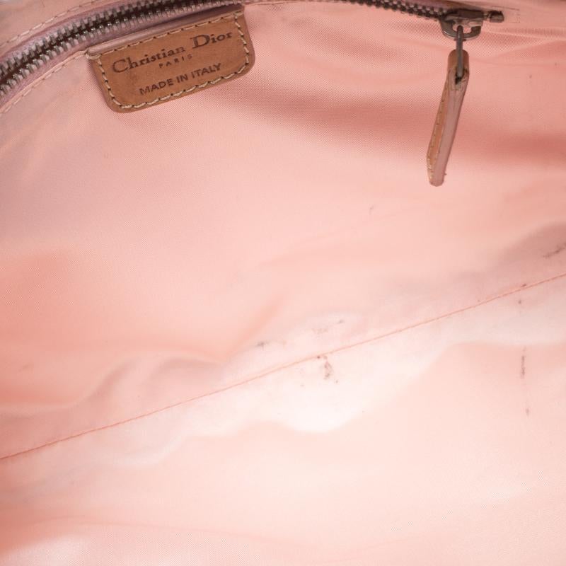 Women's Dior Beige Monogram Coated Canvas Romantique Trotter Flap Bag
