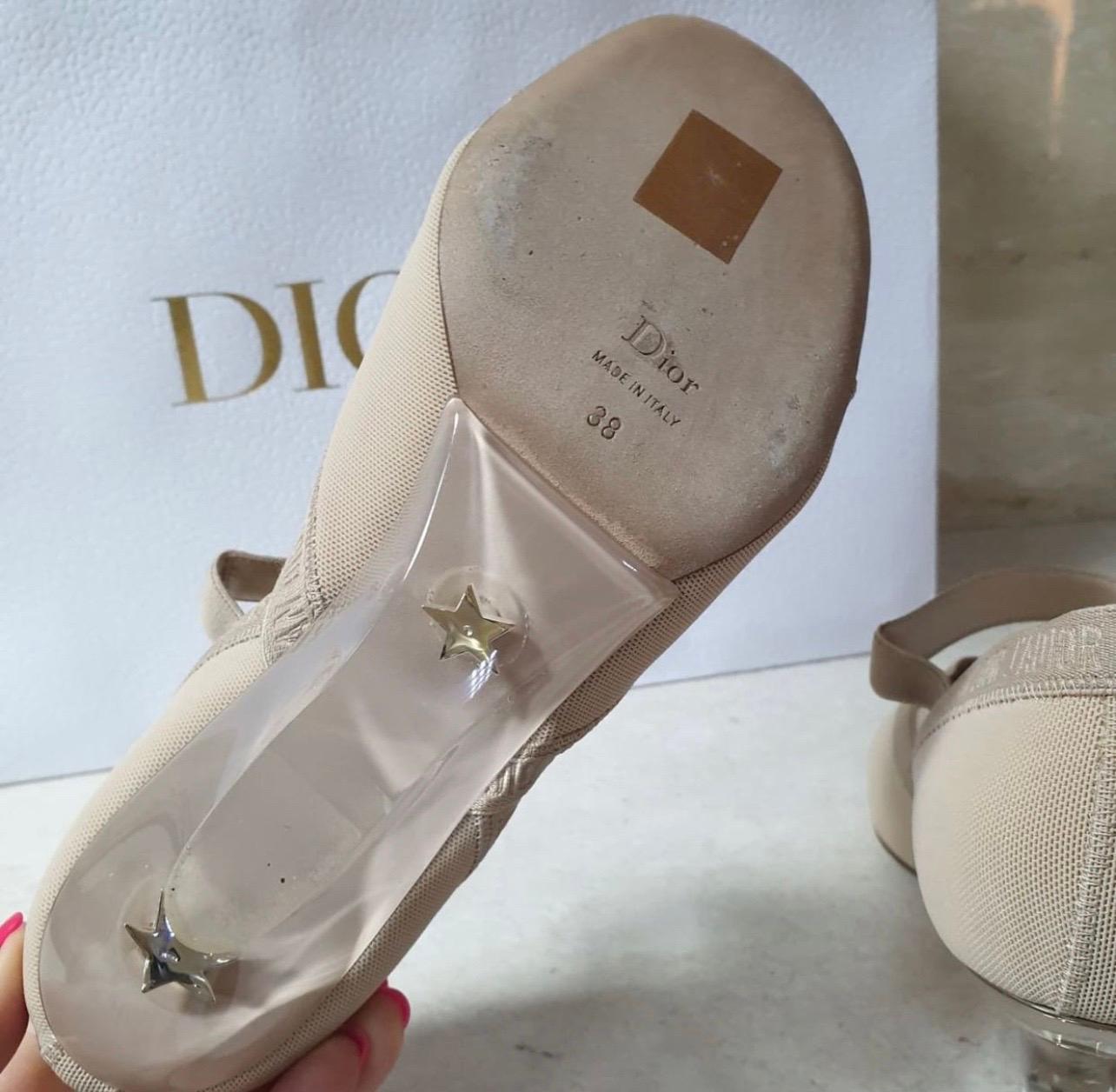 Dior Beige Neoprene Etoile Sandals In New Condition For Sale In Krakow, PL