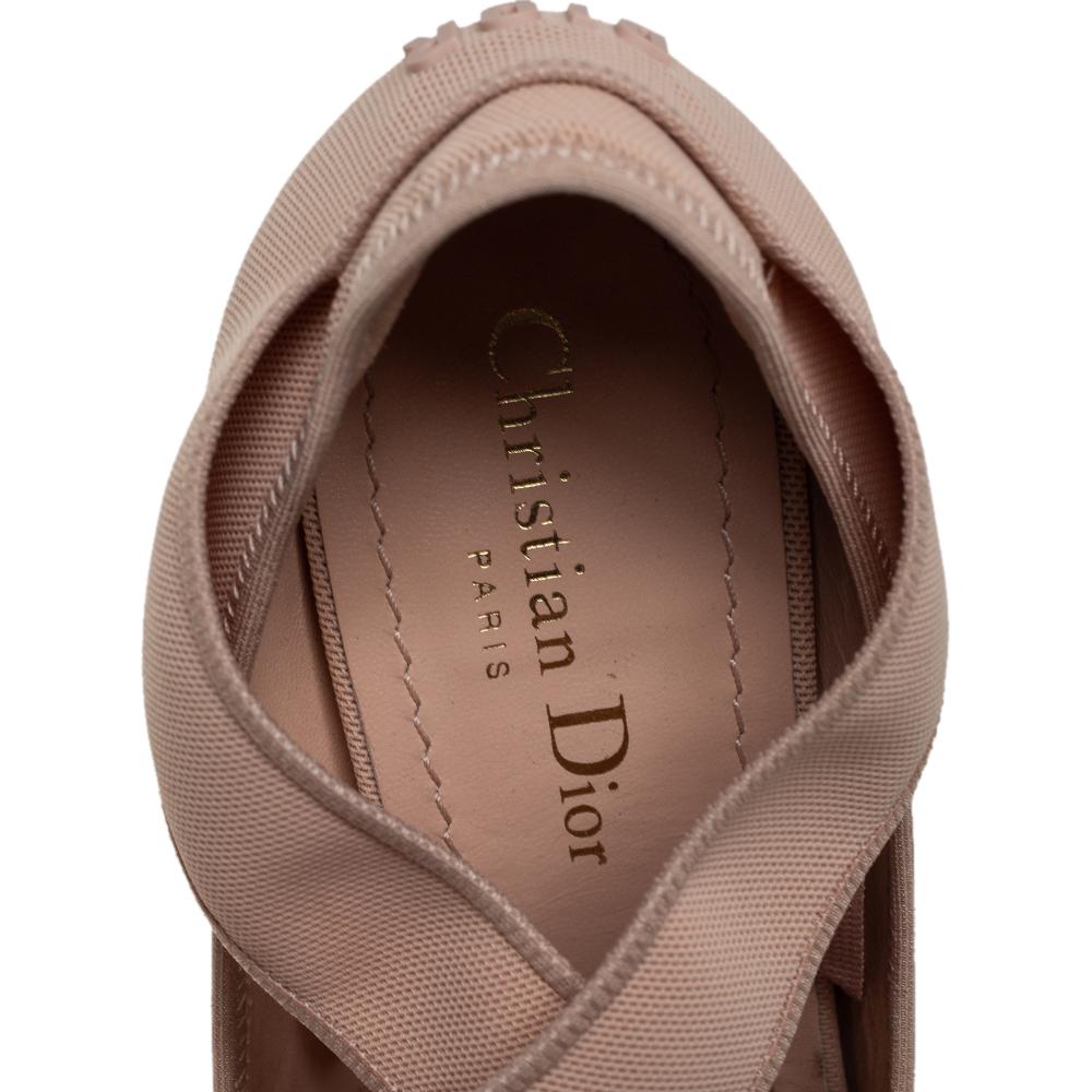 Dior Beige Neoprene Etoile Sandals Size 38 3
