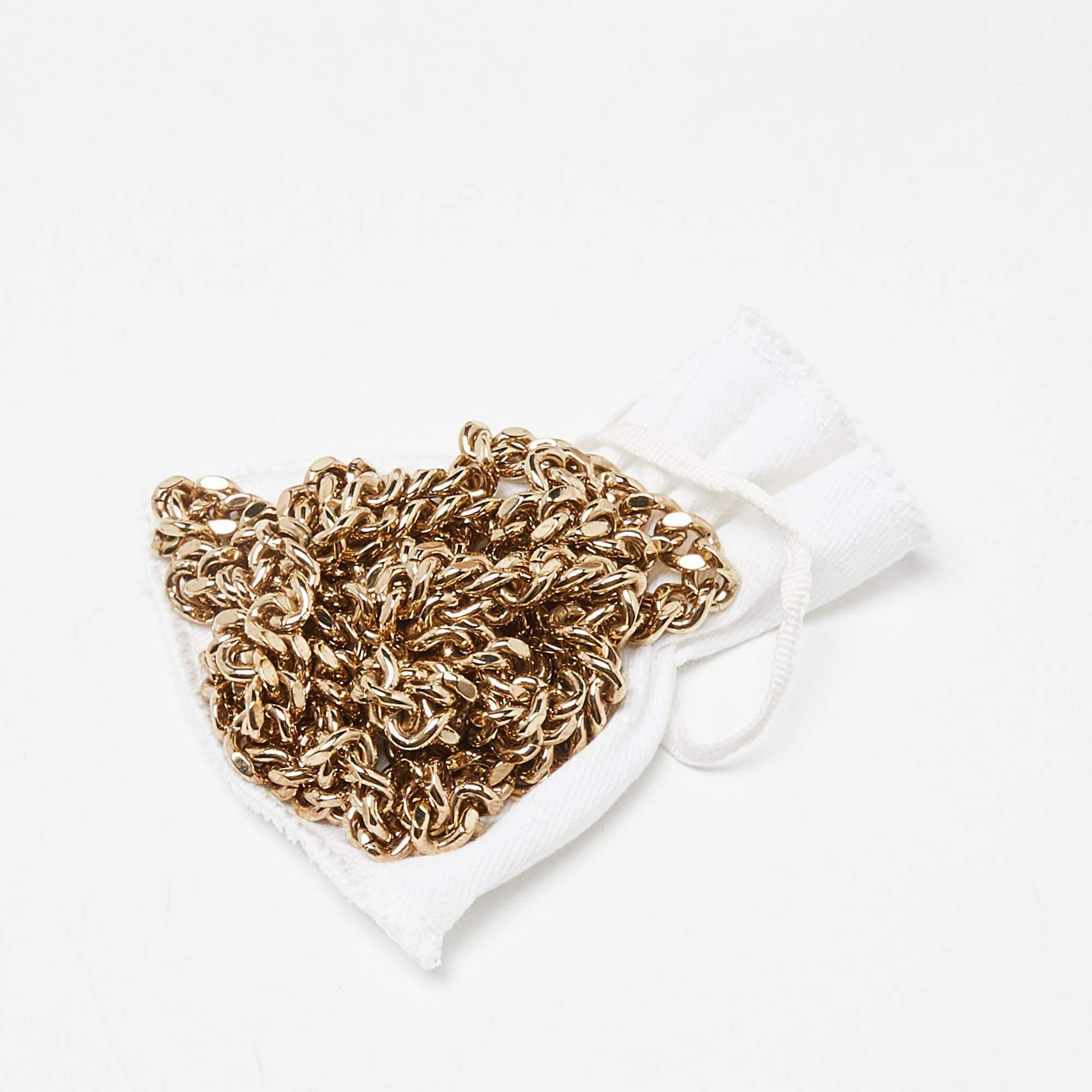 Dior Beige Patent Leather Diorama Wallet on Chain 4