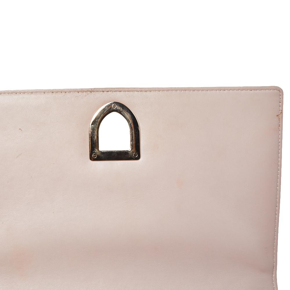 Dior Beige Patent Leather Medium Diorama Shoulder Bag 7