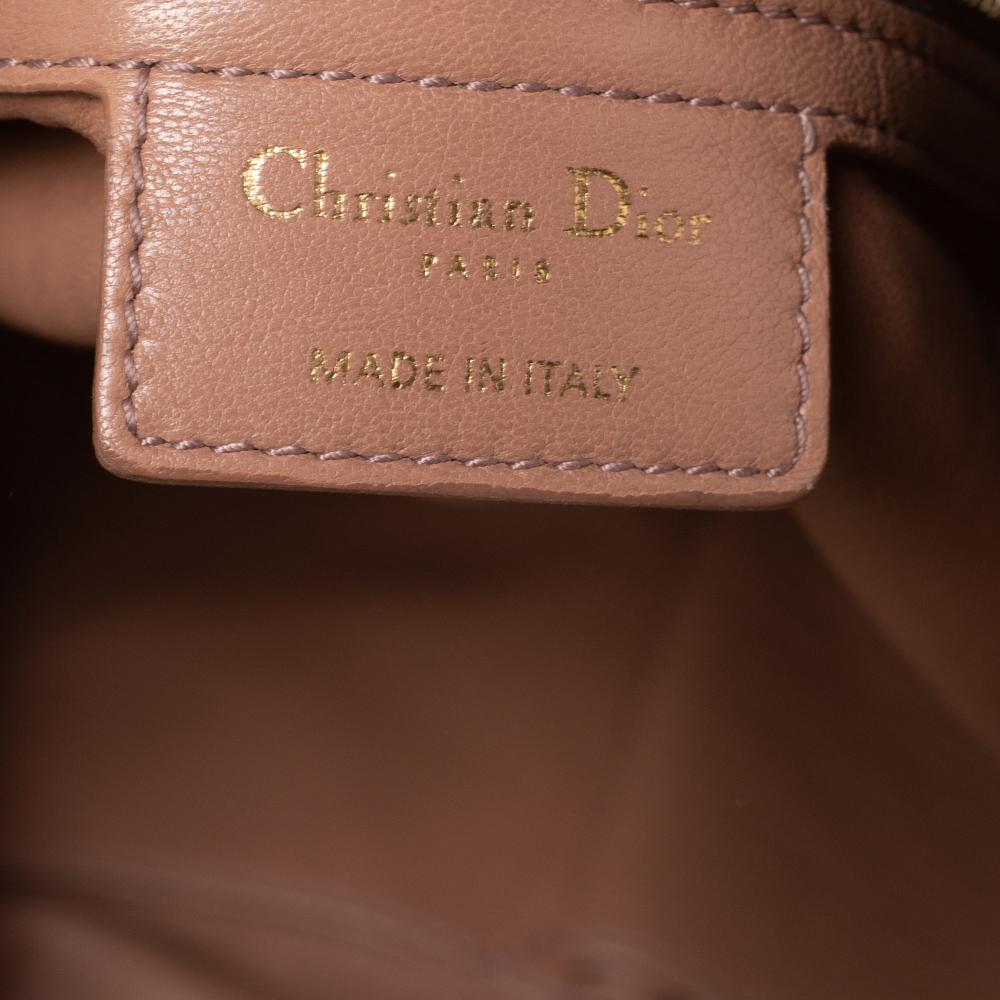 Dior Beige Pleated Leather Libertine Hobo 7