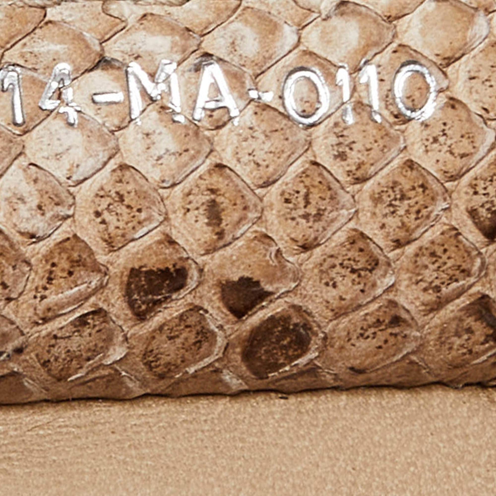 Women's Dior Beige Python Chri Chri Tote